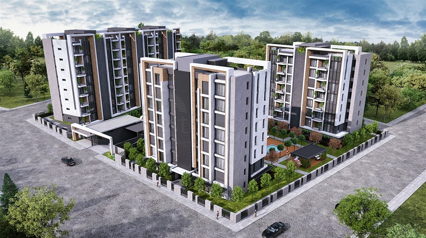 2+1 , 3+1 and 4+1 duplex apartments in the area of Lara Antalya 