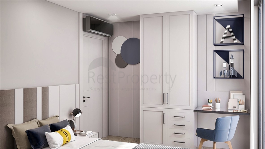 2+1 , 3+1 and 4+1 duplex apartments in the area of Lara Antalya 