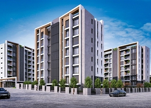 2+1 , 3+1 and 4+1 duplex apartments in the area of Lara Antalya 