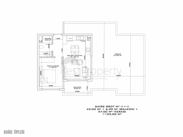 Investment project in the Altyntas - Antalya area