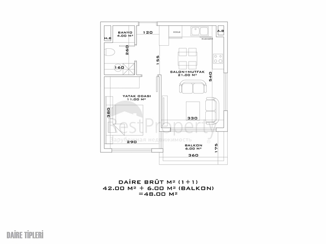 Investment project in the Altyntas - Antalya area