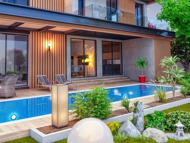 Villa in a 9+2 layout complex in Doshemealti - Antalya area 