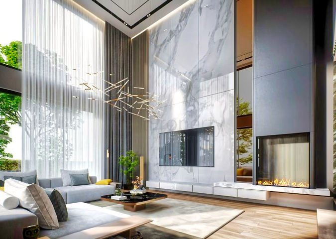 Villa in a 9+2 layout complex in Doshemealti - Antalya area 