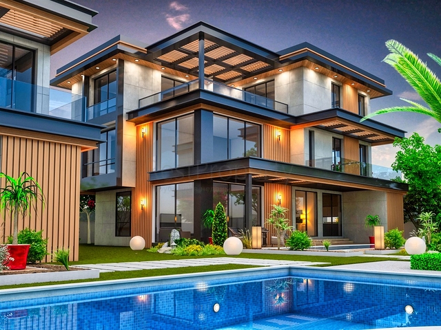 Villa in a 9+2 layout complex in Doshemealti - Antalya area 