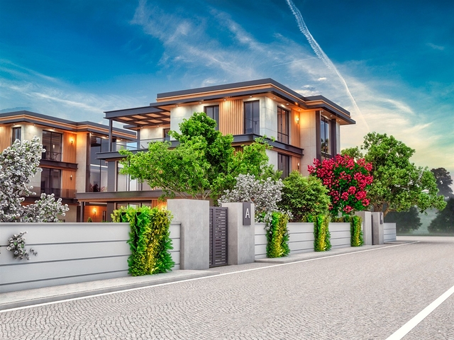 Villa in a 9+2 layout complex in Doshemealti - Antalya area 