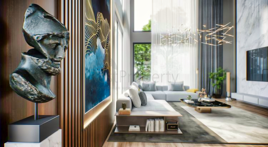 Villa in a 9+2 layout complex in Doshemealti - Antalya area 