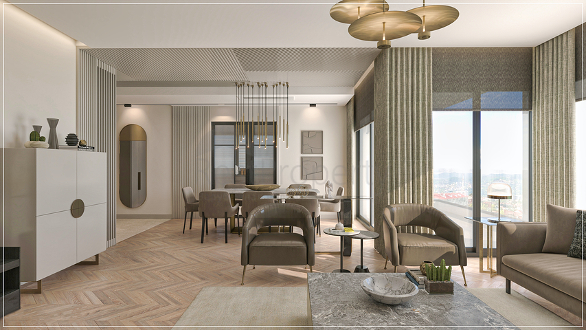 3+1 apartments in the area of Undzhaly - Antalya 