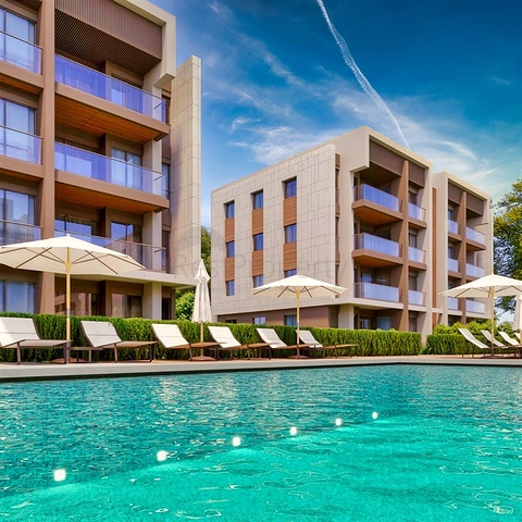 3+1 apartments in the area of Undzhaly - Antalya 