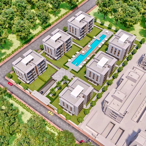 3+1 apartments in the area of Undzhaly - Antalya 