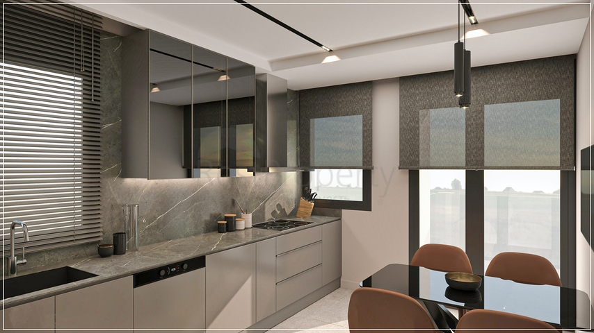 3+1 apartments in the area of Undzhaly - Antalya 