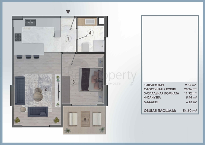 Investment project in the Altyntas - Antalya area