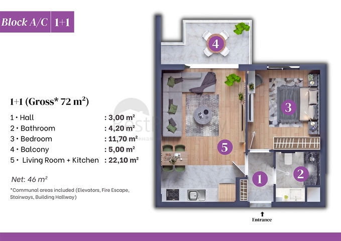 Investment project in the Altyntas - Antalya area