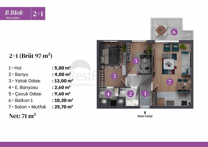 Investment project in the Altyntas - Antalya area