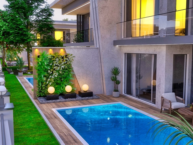 4+1 villa in Doshemealti - Antalya area