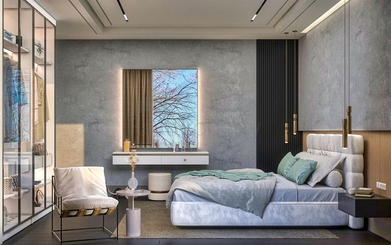 4+1 villa in Doshemealti - Antalya area