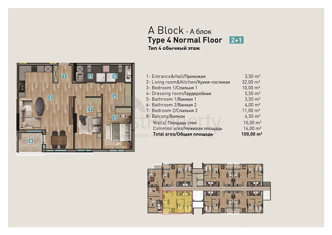 An investment project in the Persimmon - Antalya microdistrict