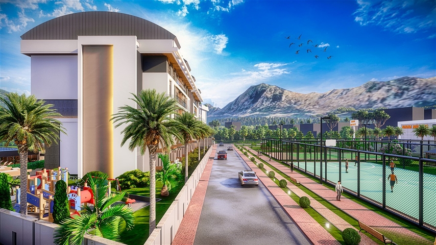 An investment project in the Persimmon - Antalya microdistrict
