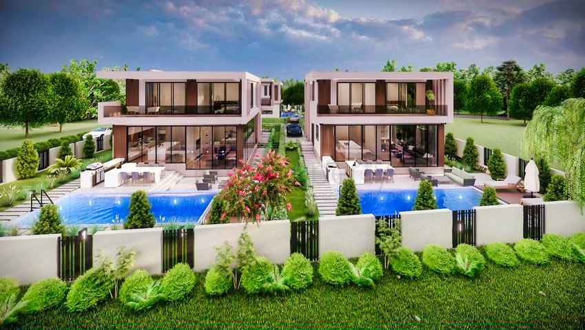 Investment project of a 4+1 villa in the area of Doshemealti - Antalya 