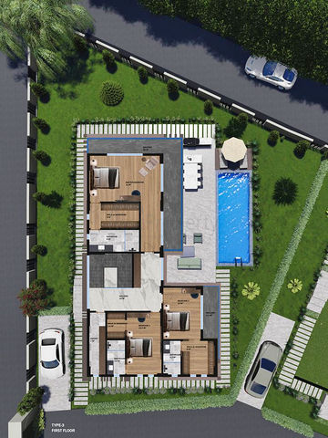 Investment project of a 4+1 villa in the area of Doshemealti - Antalya 