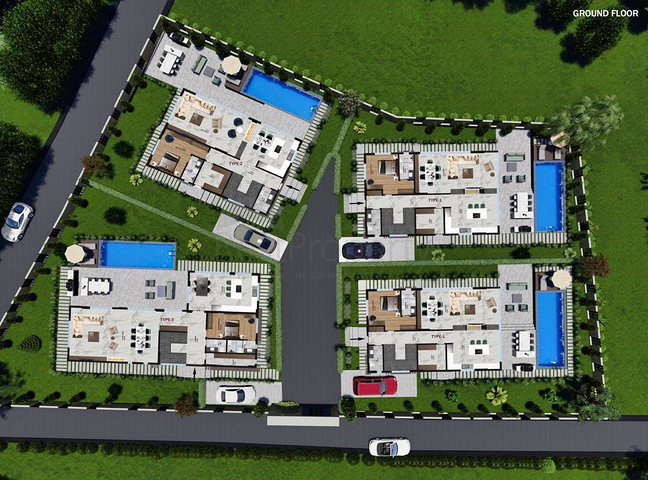 Investment project of a 4+1 villa in the area of Doshemealti - Antalya 