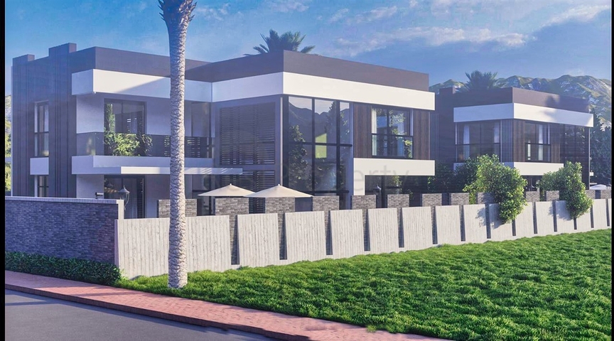 4+1 villa in Doshemealti - Antalya area