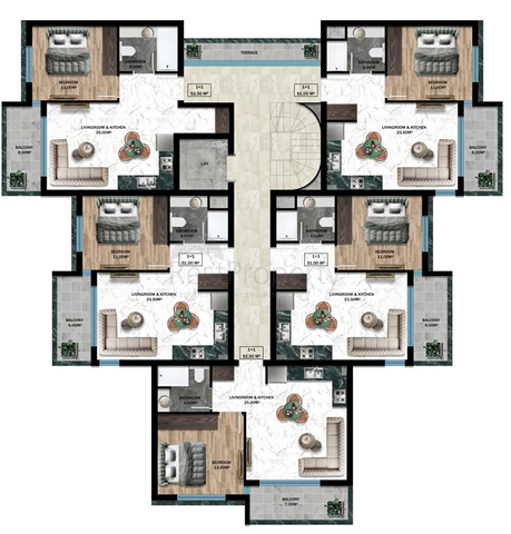 Investment project in the Altyntas - Antalya area 