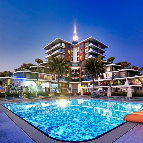 Investment project in Altyntas - Antalya microdistrict