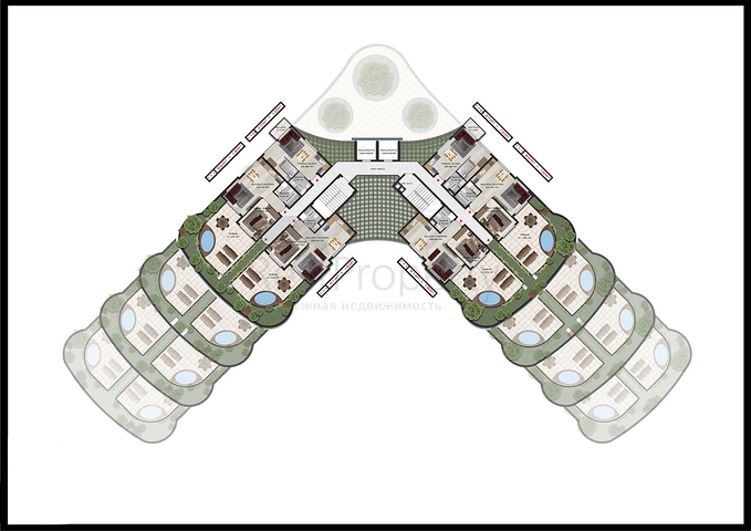 Investment project in Altyntas - Antalya microdistrict