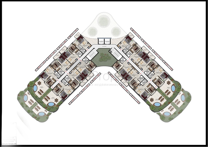 Investment project in Altyntas - Antalya microdistrict