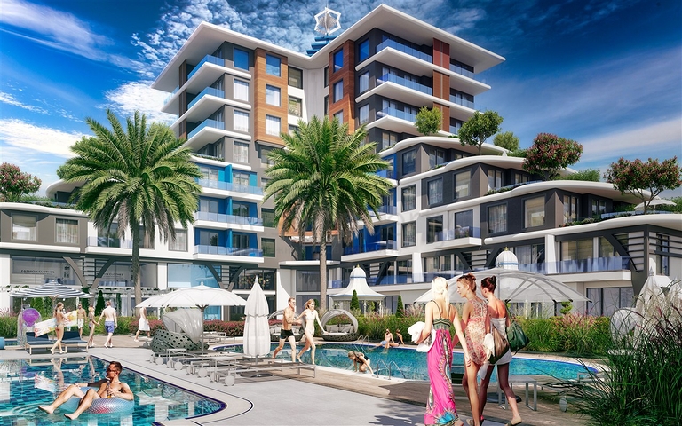 Investment project in Altyntas - Antalya microdistrict