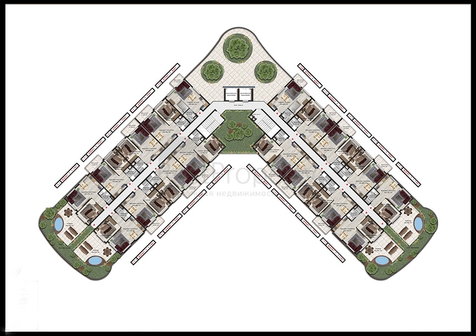 Investment project in Altyntas - Antalya microdistrict