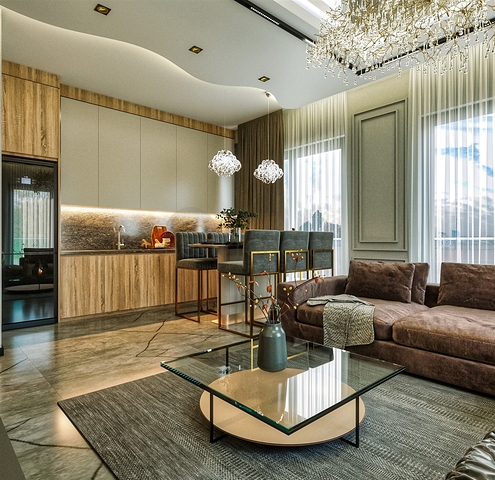 Investment project in Altyntas - Antalya microdistrict