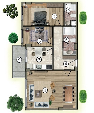 Investment project in Kepez - Antalya area