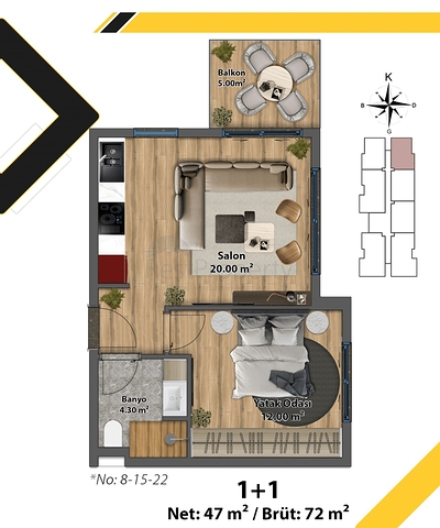 Investment project in the Altyntas - Antalya area