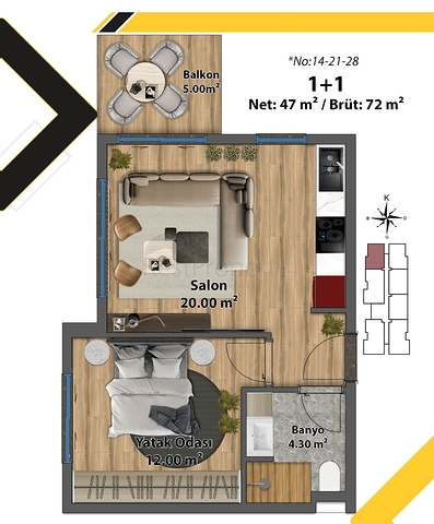 Investment project in the Altyntas - Antalya area