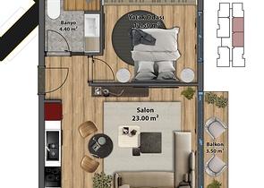 Investment project in the Altyntas - Antalya area