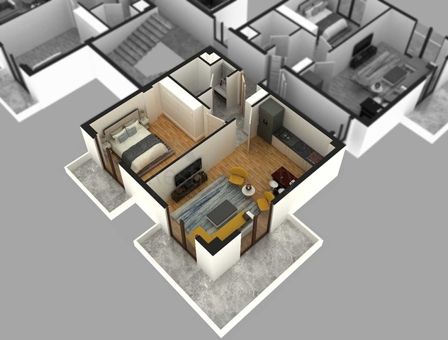 1+1 apartment in Belek Antalya area 