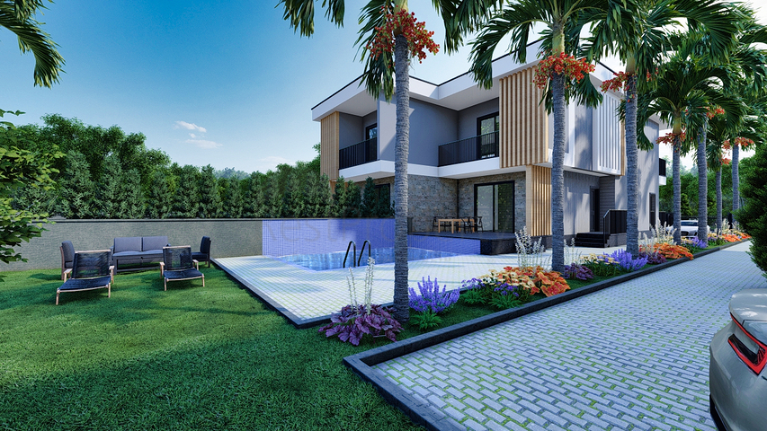 4+2 villas in Doshemealti - Antalya area 