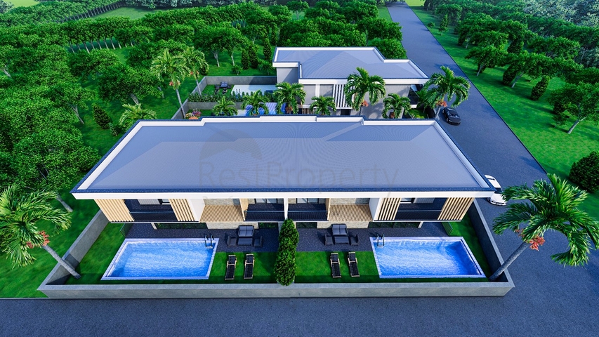 4+2 villas in Doshemealti - Antalya area 