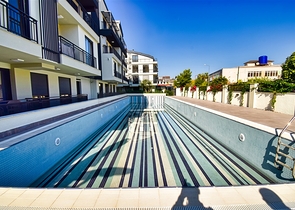 A 2+1 apartment in the Guzeloba - Antalya neighborhood