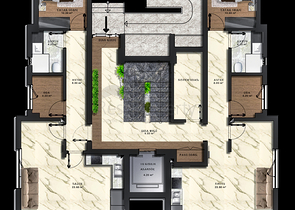 3+1 apartments in Kepez - Antalya area