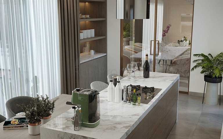 Investment project, Villas in the area of Doshemealti - Antalya