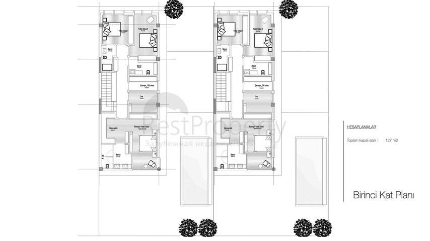 Investment project, Villas in the area of Doshemealti - Antalya