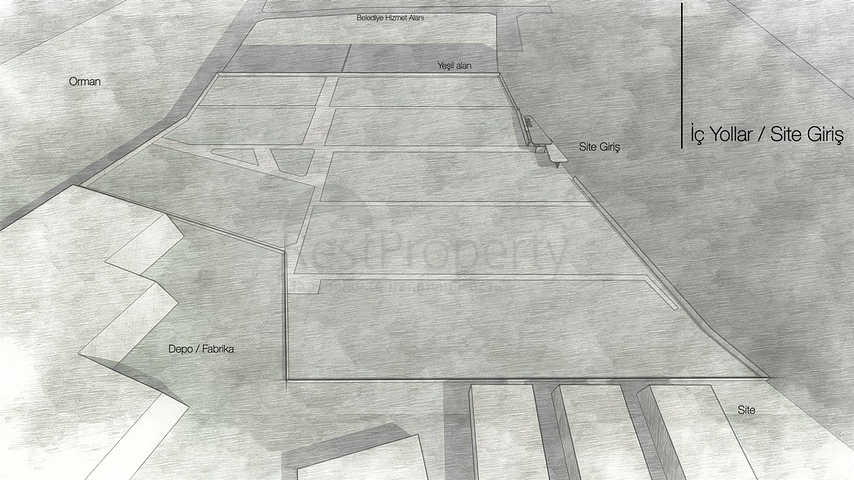 Investment project, Villas in the area of Doshemealti - Antalya