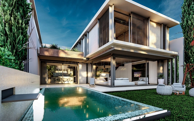 Investment project, Villas in the area of Doshemealti - Antalya