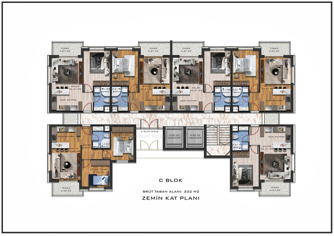 Investment project in Kepez - Antalya area
