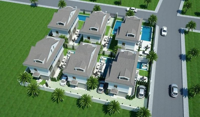 4+1 villa in Fethiye - Antalya area 