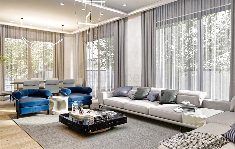 5+1 villas in Doshemealti - Antalya area