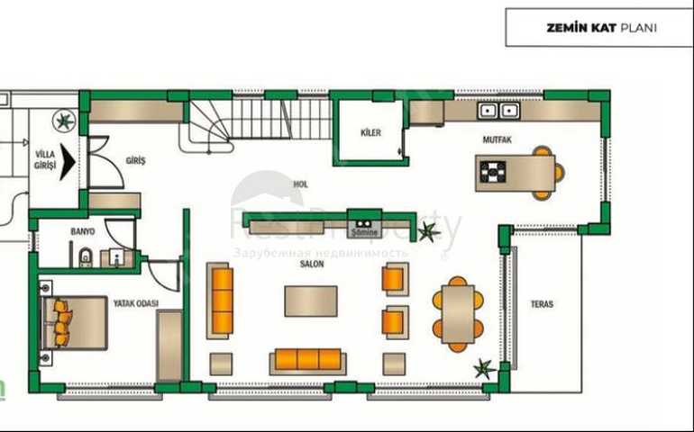 5+1 villas in Doshemealti - Antalya area