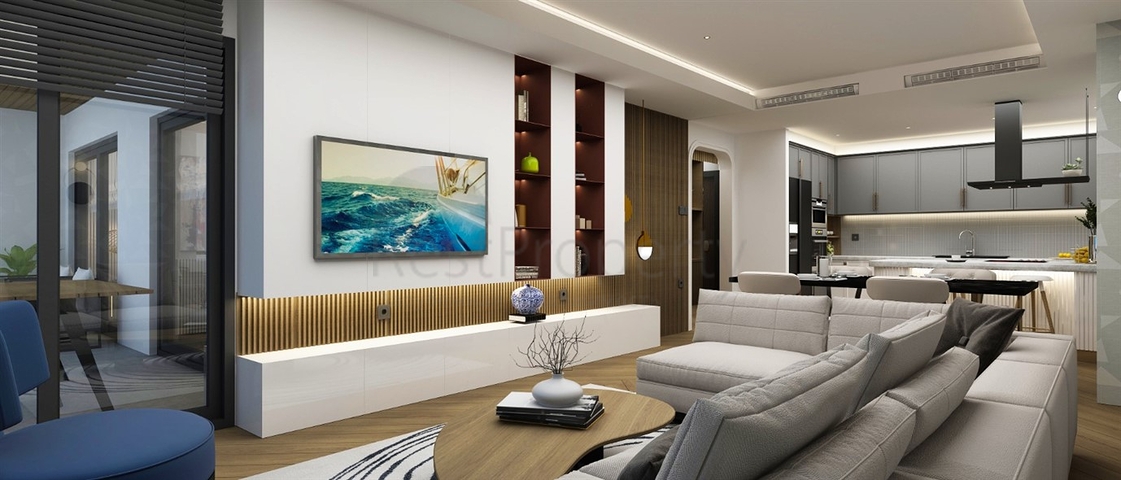 2+1 apartment in Fethiye area